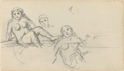 Bañista Sentada [verso]
