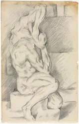 Boceto de escultura anatómica, 1881-1884