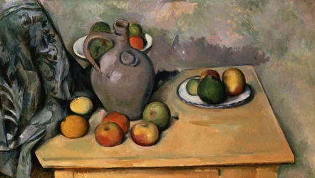 Naturaleza muerta con tela azul, c.1893-94