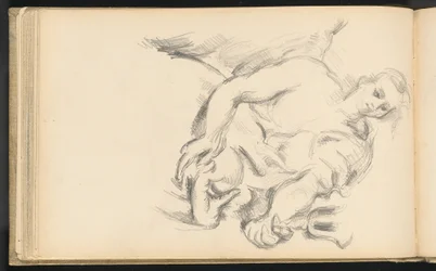 Estudio de un ángel en "El profeta Elías" de Rubens