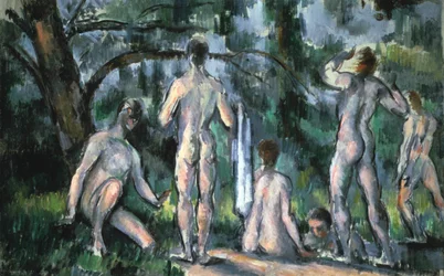 Estudio de bañistas, 1890