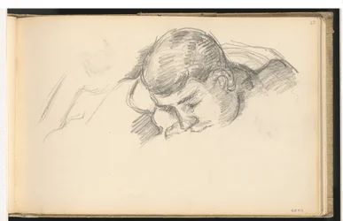 El hijo del artista leyendo, c. 1887