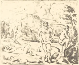 Los bañistas (Gran Placa)