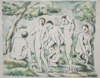Los bañistas, 1897