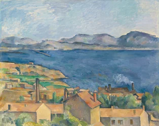 La bahía de Marsella, vista desde L