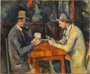 Los jugadores de cartas, hacia 1892-1896