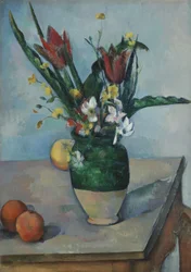 El jarrón de tulipanes, c.1890