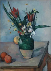 El jarrón de tulipanes, hacia 1890