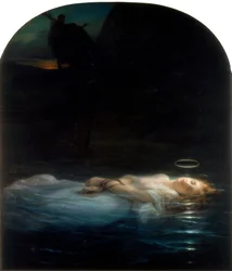 La joven mártir, 1855