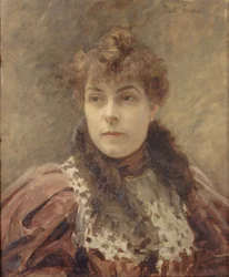 Retrato de Daniel Lesueur 1860-1921