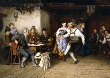 Interior de una Weinstube