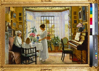 Té de la tarde, 1914