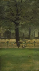 La Milla de la Dama, Jardines de Kensington