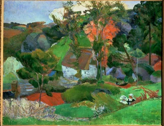 Aven atravesando Pont-Aven ... (óleo sobre lienzo)