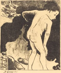 Bañistas en Bretaña
