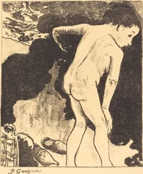 Bañistas en Bretaña, 1889