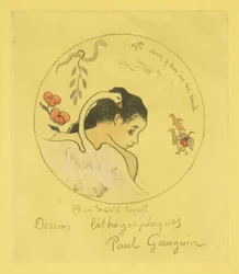 Diseño para un plato de porcelana