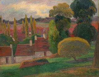 Una casa de campo en Bretaña. Alrededor de 1894