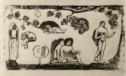 Mujeres, animales y follaje
