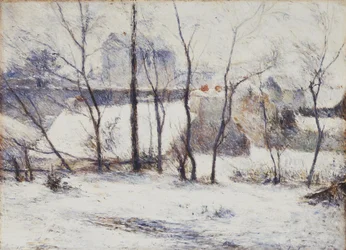 Francés: La Neige à Vaugirard II, ou Jardin sous la neige I Jardín bajo la nieve