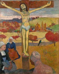 En francés:  Le Christ jaune El Cristo amarillo