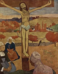 En francés:  Le Christ jaune El Cristo amarillo