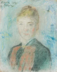 francés:  Mlle S. Manthey, Portrait de Sophie Margrethe Manthey Mlle S. Manthey