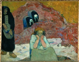 Vendimia en Arles - miseria humana (óleo sobre lienzo)