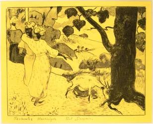 Pastorales de Martinica, de la Suite Volpini: Dessins lithographiques, 1889