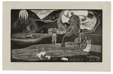 Maruru, Ofrendas de Gratitud, de Noa Noa, 1894