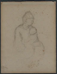 Madre e hijo (recto)