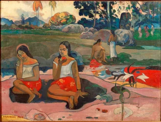 Nave nave moe (Los dulces sueños), 1894. 73 x 98 cm. San Petersburgo, Museo del Hermitage