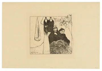 Mujeres mayores de Arles, de la Suite Volpini