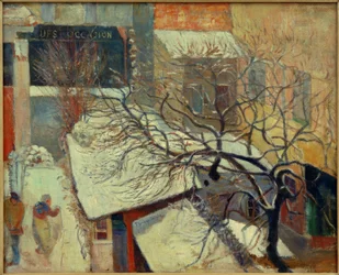 París bajo la nieve