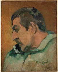Paul Gauuin, autorretrato (óleo sobre lienzo)