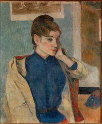 Retrato de Madeleine Bernard (óleo sobre lienzo)