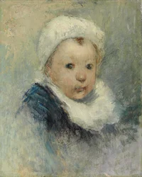 Retrato de un niño, posiblemente Aline Gauguin, c.1878