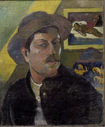 Retrato del artista con sombrero