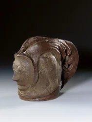 Olla en forma de cabeza grotesca, c.1895