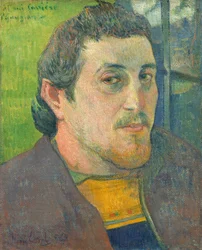 Autorretrato dedicado a Carrière, 1888 o 1889