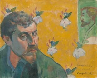 Autorretrato con retrato de Bernard, 