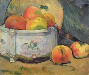 Naturaleza muerta con duraznos, c.1889