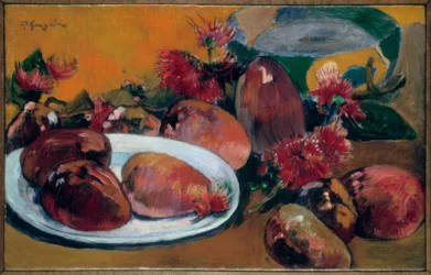 Bodegón con mangos