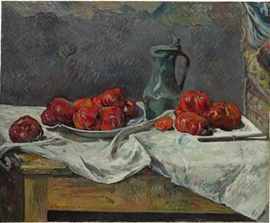Naturaleza muerta con tomates, 1883