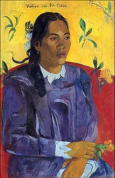 Tahití: Vahine No Te Tiare (Mujer con una flor), Paul Gauguin (1891)