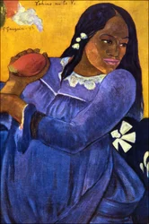 Tahiti: Vahine No Te Vi (Mujer con un mango), Paul Gauguin, 1892