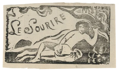 Mujer tahitiana, tocado para Le sourire