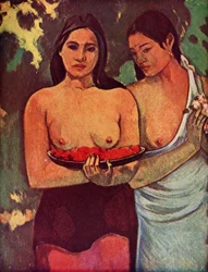 Tahitianas en el Mango, 1936