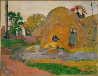 El pajar amarillo o la mies rubia (pintura sobre lienzo)