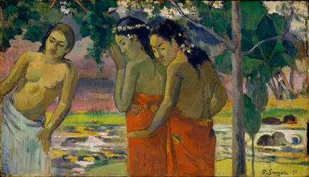Tres mujeres tahitianas, 1896